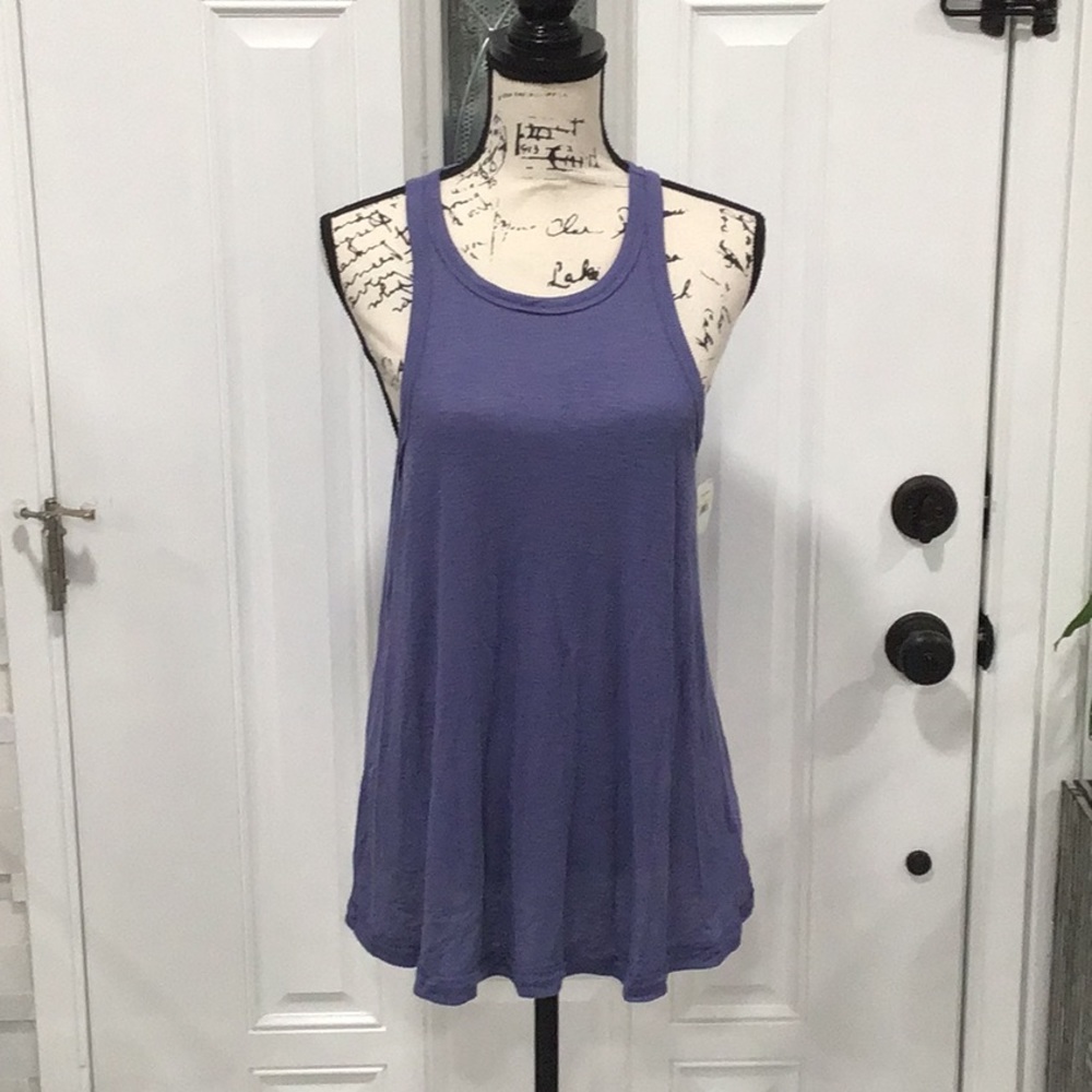 🆕 INTIMATELY FREE PEOPLE Swingy Ribbed Tank Top Sleeveless Lilac
